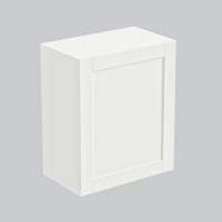 Шкаф навесной 1 дверь 600х340х720 + фасад БЕРГЕН белый премиум