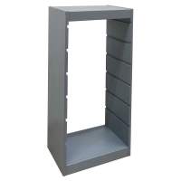 Корпус стеллажа ТРУФАСТ ВЕРТИКАЛЬНЫЙ 910, серый лак, сосна, 