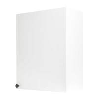 Навесной шкаф с дверью 60х75 см белый (1 уп.)