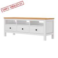Тумба под ТВ белый/светло-коричневый ХЕМНЭС(2уп.)