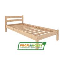 Кровать Стандарт 800 х 2000 сосна, бесцветный акриловый лак Кровать Стандарт 800 х 2000 сосна, бесцветный акриловый лак