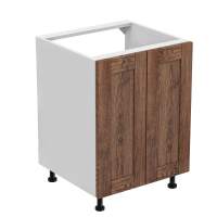 Тумба под мойку 600х530х720 + фасад БЕРГЕН коричневый премиум