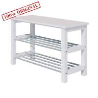 Скамья с полками 85х34 ЧУСИГ (МИЧА)белый (1 уп.)