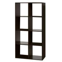 Стеллаж КУБ 8 (2х4), ЛДСП венге, 720х330х1426  (1 уп.)