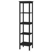 Стеллаж 420 КАНТРИ (ХЕМНЭС) черный (1 уп.)