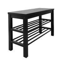 Скамья 85х50 КАНТРИ (ХЕМНЭС) черный (1 уп.)