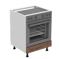 Тумба под технику 600х530х720 + фасад БЕРГЕН коричневый премиум