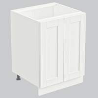 Тумба 2 двери 600х530х720 + фасад БЕРГЕН белый премиум