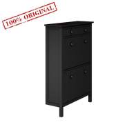 Обувница 3 ящика ХЕМНЭС 89х128х31 черный