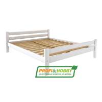 Кровать Классика 1600 х 2000 сосна, эмаль белая