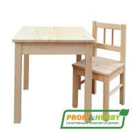Детский комплект, стол 50х50 + стул (1) Детский комплект, стол 50х50 + стул (1)