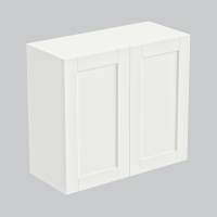 Шкаф навесной 2 двери 800х340х720 + фасад БЕРГЕН белый премиум