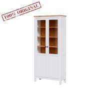 Шкаф-витрина ХЕМНЭС ИКЕА / КЫМОР с дверями пн/ст 90*198*37 белый/светло-коричневый Шкаф-витрина ХЕМНЭС ИКЕА / КЫМОР с дверями пн/ст 90*198*37 белый/светло-коричневый