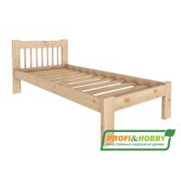 Кровать Дачная 900 х 2000 сосна, без покраски (new)