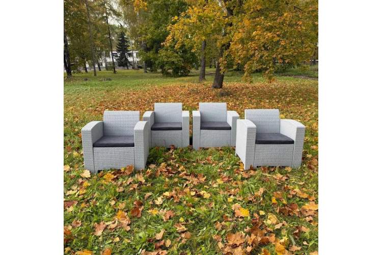 Комплект из 4-х кресел LANA LUX светло-серый