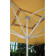 Зонт MISTRAL 300 квадратный без волана (база в комплекте) бежевый