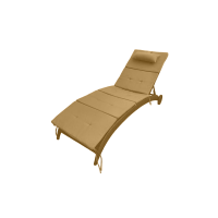 Шезлонг AGATA бежевый с матрасом