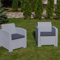 Комплект кресел LANA светло-серые