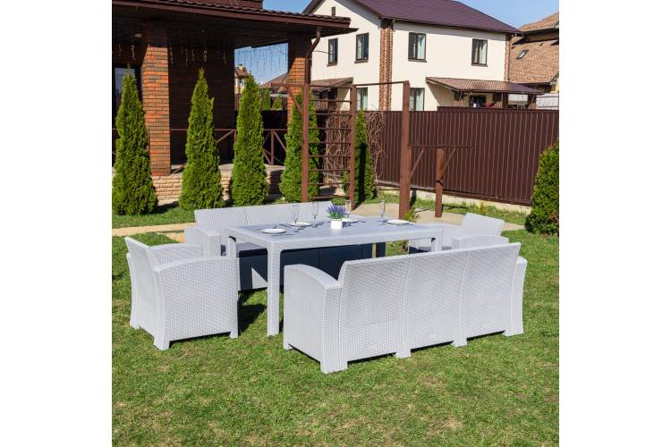 Обеденный комплект GRAND LANA LUX DINING XL светло-серый