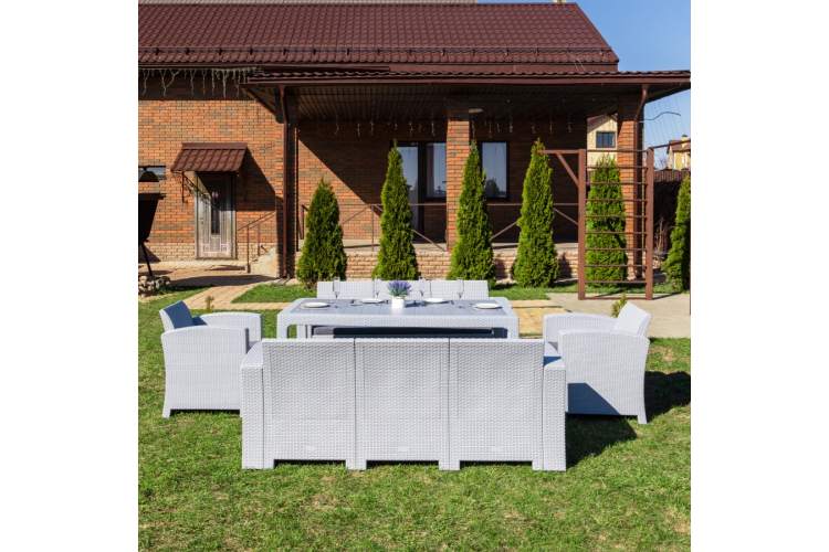 Обеденный комплект GRAND LANA LUX DINING XL светло-серый-1