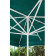Зонт MISTRAL 300 квадратный с воланом (база в комплекте) зеленый