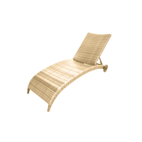 Шезлонг AGATA бежевый без матраса