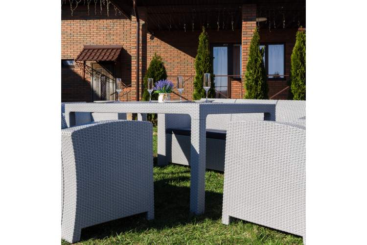 Обеденный комплект GRAND LANA LUX DINING L светло-серый-4