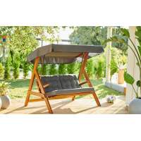 Качели Paris серые с подушками