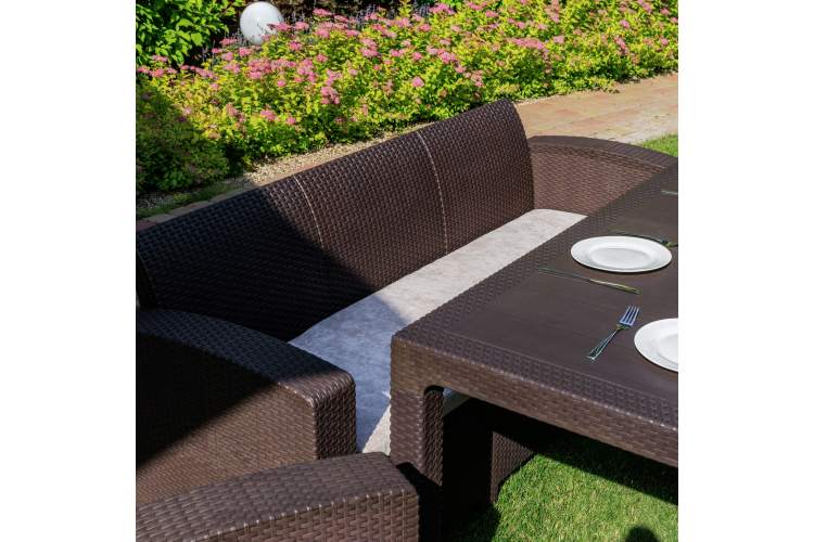 Обеденный комплект GRAND LANA LUX DINING XL коричневый-6