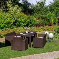 Обеденный комплект GRAND LANA LUX DINING XL коричневый