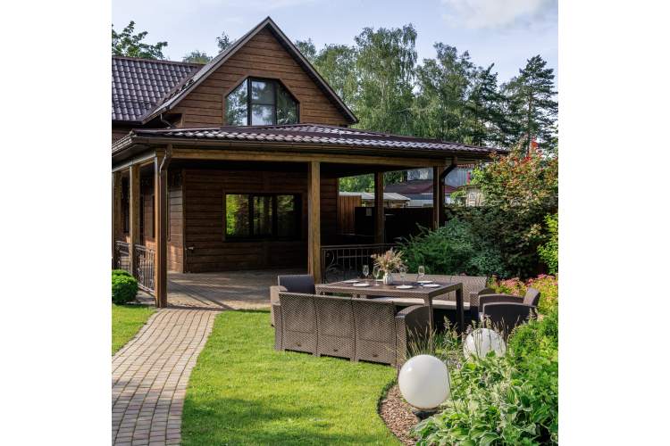 Обеденный комплект GRAND LANA LUX DINING XL коричневый-4