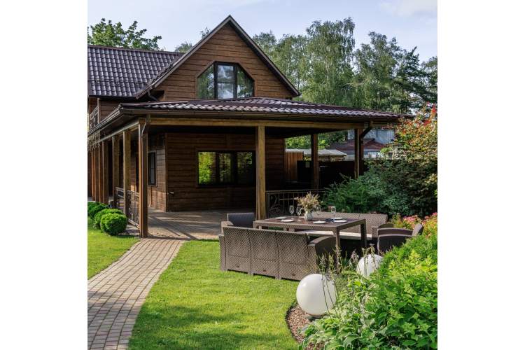 Обеденный комплект GRAND LANA LUX DINING XL коричневый-5