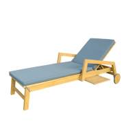 Шезлонг PAOLO на колесиках из акации(teaklook)