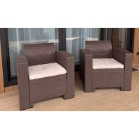 Комплект кресел LANA LUX(коричневые)