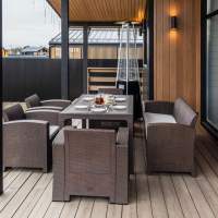 Обеденный комплект LANA LUX DINING L коричневый