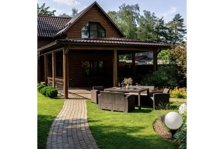 Обеденный комплект GRAND LANA LUX DINING L коричневый-5