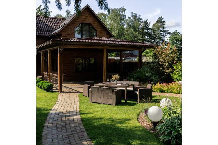 Обеденный комплект GRAND LANA LUX DINING L коричневый-4