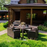 Обеденный комплект GRAND LANA LUX DINING L коричневый