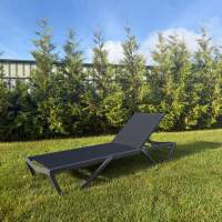 Шезлонг ENZO черный