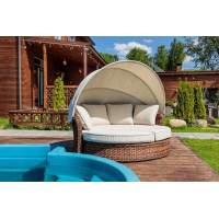 Диван-трансформер Violetta коричневый