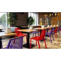 Комплект стульев NICO в фиолетовом цвете(2 шт)