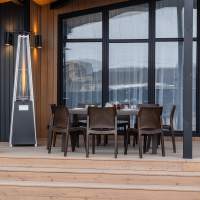 Обеденный комплект JULY L коричневый