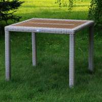 Обеденный стол AMELIA в бежевом цвете 90 см Обеденный стол AMELIA в бежевом цвете 90 см