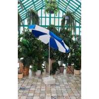 Зонт уличный Breeze 200 с функцией наклона (Синий с белым)