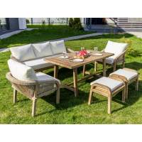 Обеденный комплект MICHELLE бежевый