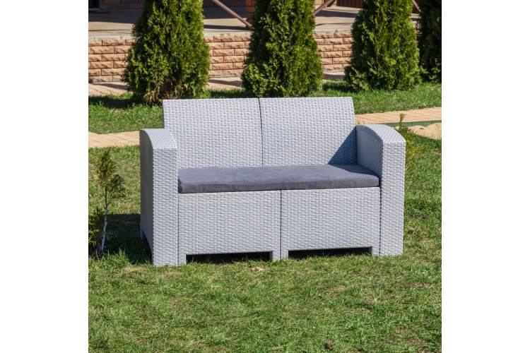 2-х местный диван LANA LUX светло-серый-1