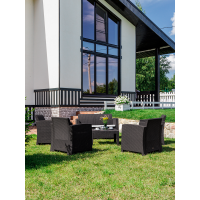 Комплект мебели LANA L коричневый