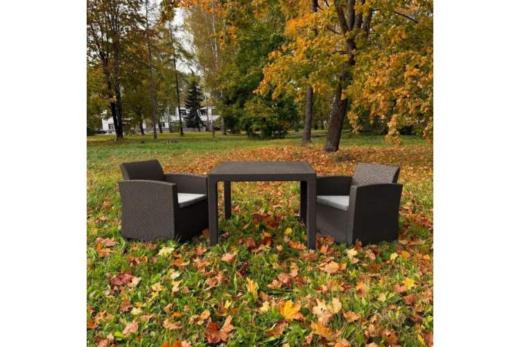 Комплект LANA MINI DINING XS коричневый