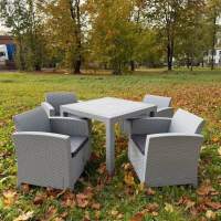 Комплект LANA MINI DINING L светло-серый