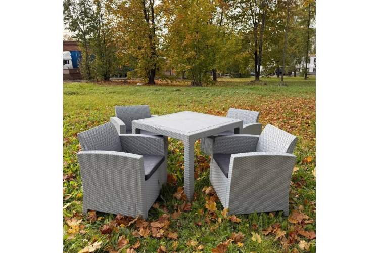 Комплект LANA MINI DINING L светло-серый